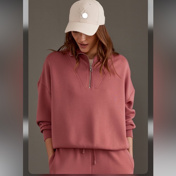 Anthropologie Varley Hawley Half Zip Sweatshirt - Picture 1 of 8